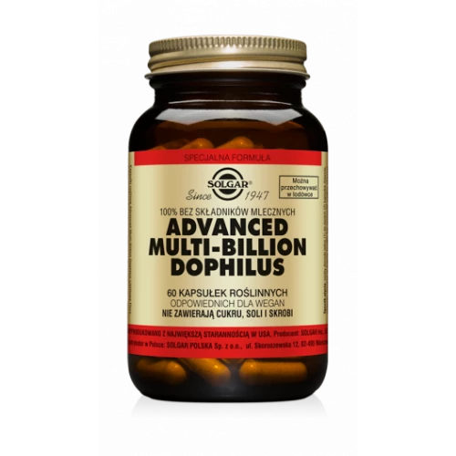 Solgar - Advanced Multi-Billion Dophilus - 60 kapsułek Solgar - Advanced Multi-Billion Dophilus - 60 kapsułek